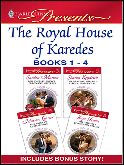 Title details for The Royal House of Karedes Books 1–4 by Sandra Marton - Wait list